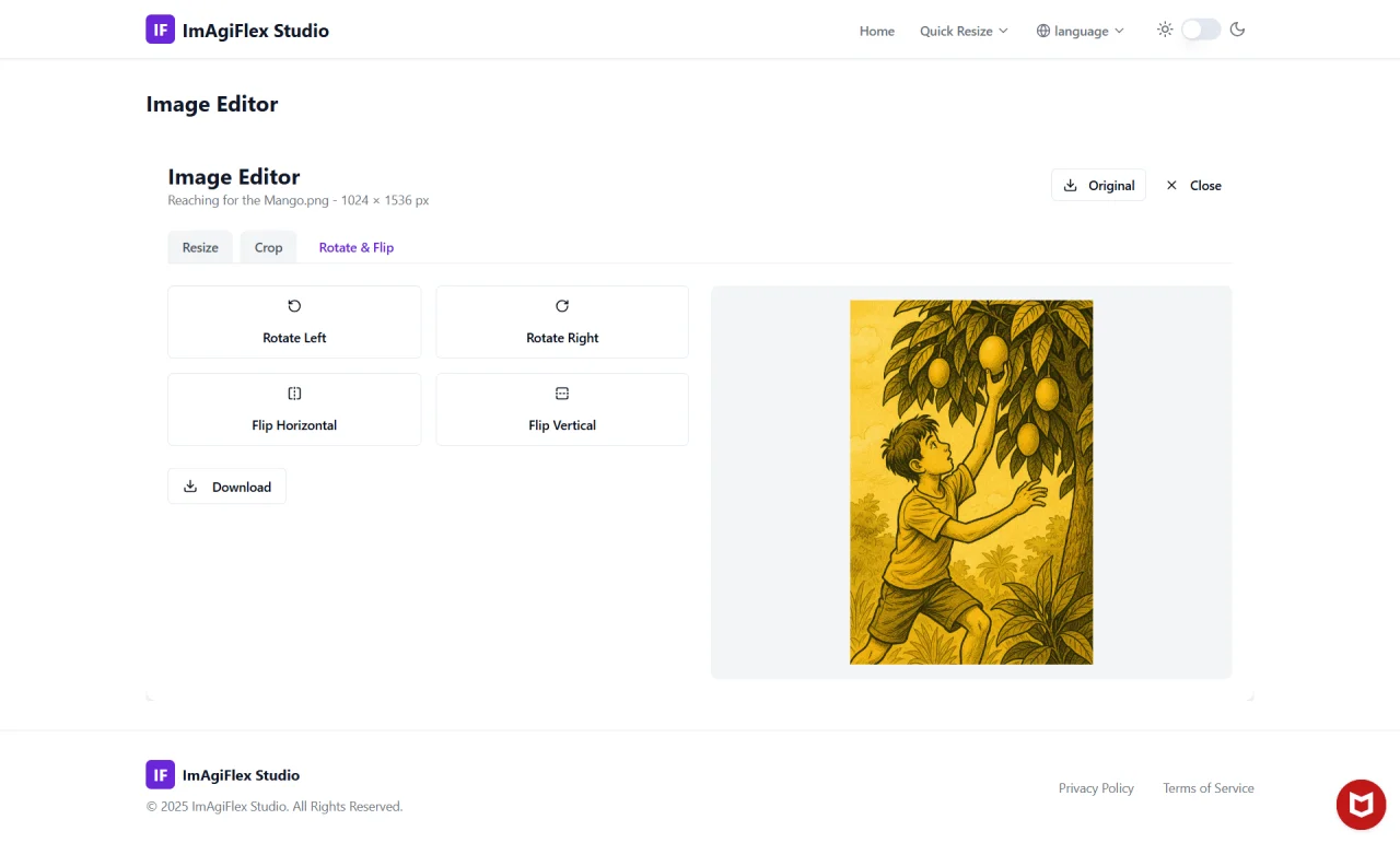 Modern Image Resizer React JS Website — screenshot 4