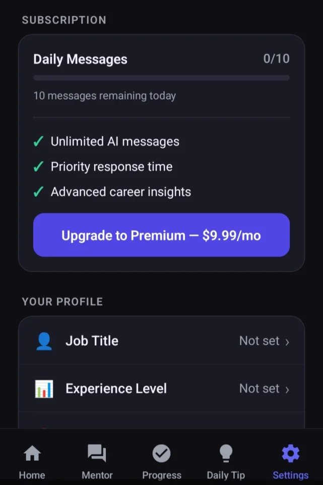 MentorAI — screenshot 4