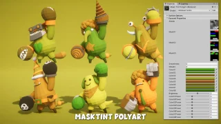 Party Monster Rumble Polyart