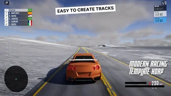 Modern Racing Game Template for Unity Project — screenshot 1