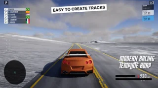 Modern Racing Game Template for Unity Project