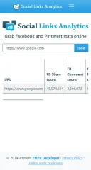 Social Links Analytics