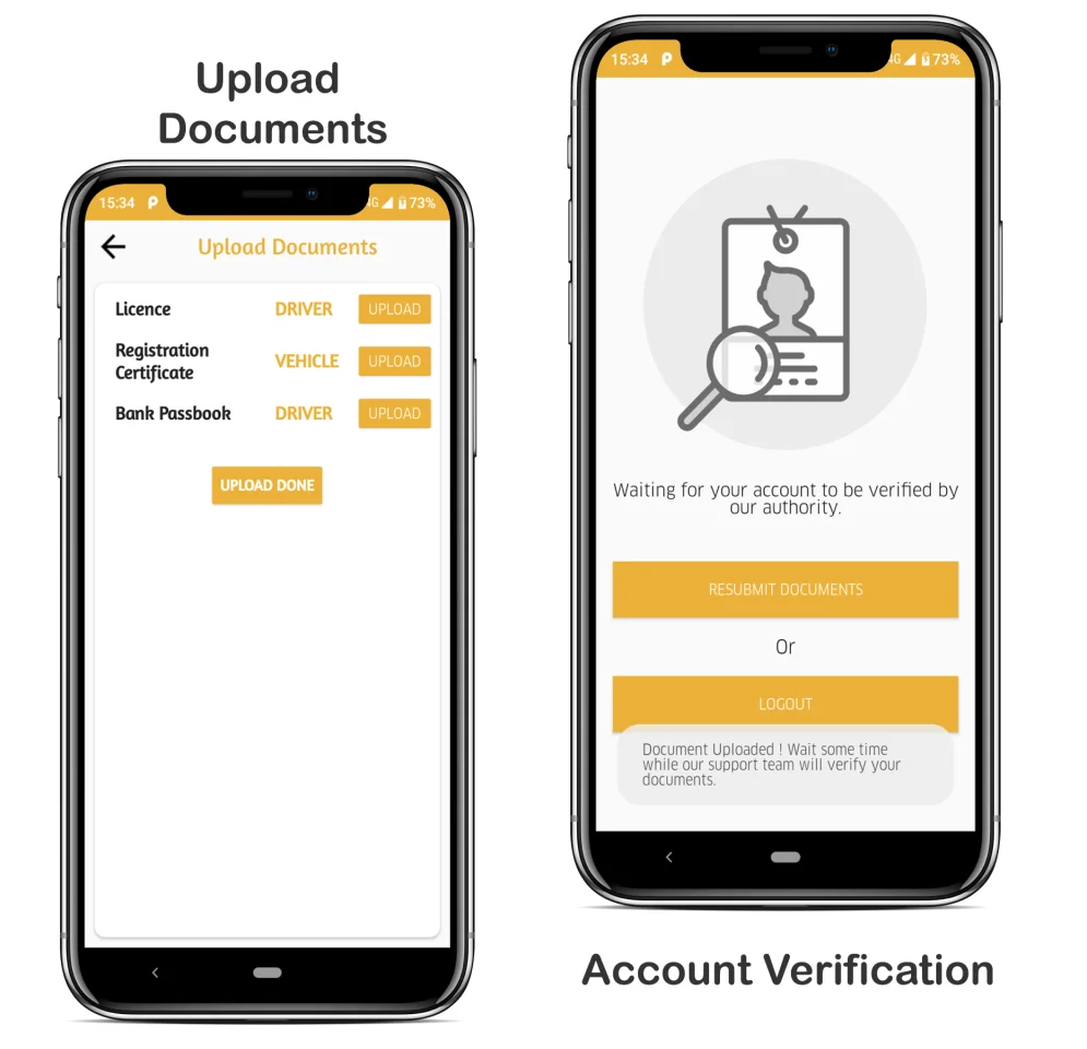 Taxi Time Driver – Android Taxi Complete Application — screenshot 3