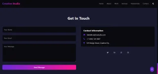Creative Studio - Modern Portfolio Template