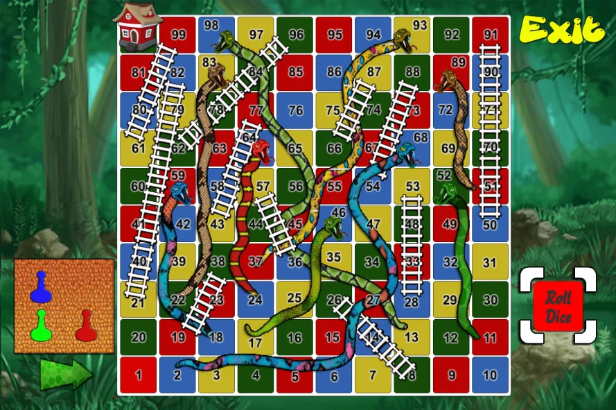 Snake & Ladder Unity3D Source Code + AdMob Integration + Android iOS Game — screenshot 2