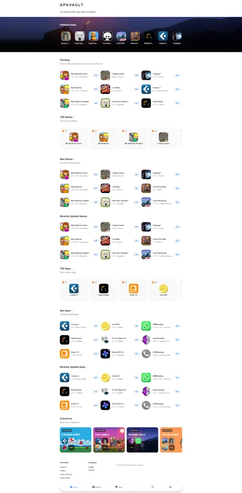 APKVault Apps & Games Download CMS (APKMODY CLONE) — screenshot 6