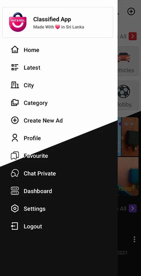 Buy & Sell Classified Android App with PHP Backend | Android 16 SDK 36 — screenshot 2