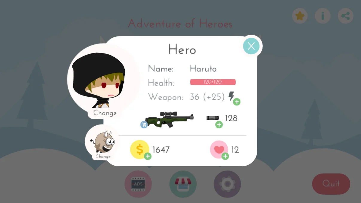 Mysteria World: Adventure of Heroes (64 Levels + 9 Bosses) Unity Game Template — screenshot 5