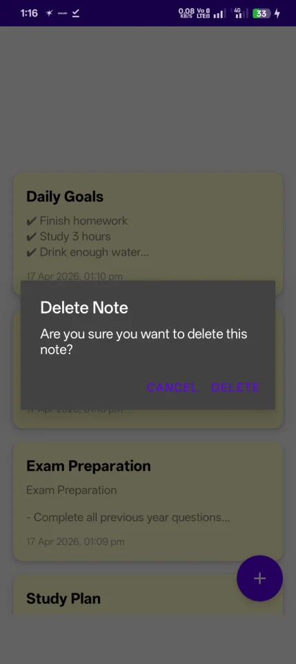 RikiNote - Secure Notes with PIN Lock | Android Studio Source Code — screenshot 5