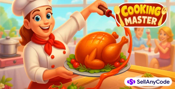 Cooking Game Template Restaurant System with 210+ Levels & Boosters
