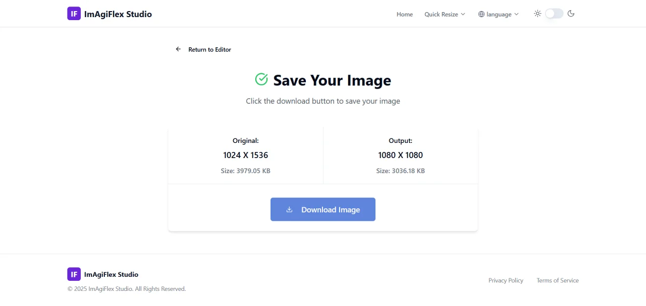 Modern Image Resizer React JS Website — screenshot 5