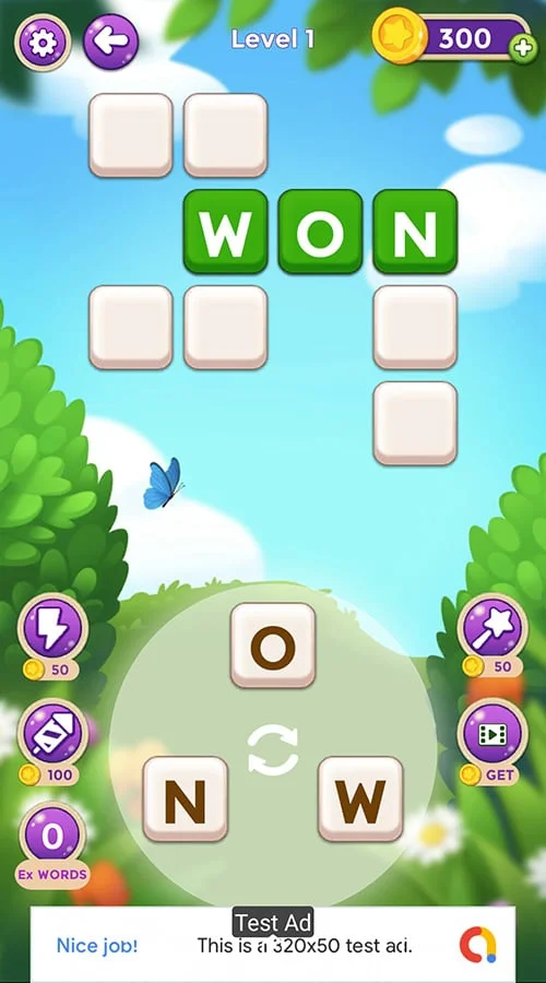 Word Cross - Unity Template Project — screenshot 2