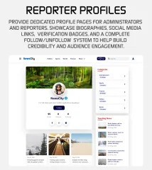 NewsCity - News & Magazine CMS with AI, Memberships, Newsletter Automation & Monetization