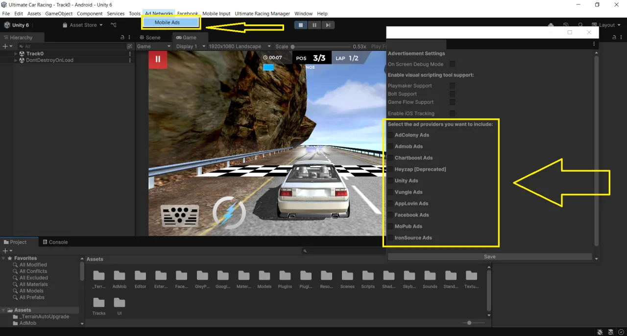 Ultimate Car Racing Unity Template — screenshot 2