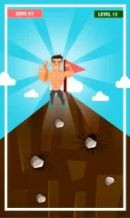 Rocky Climb Up