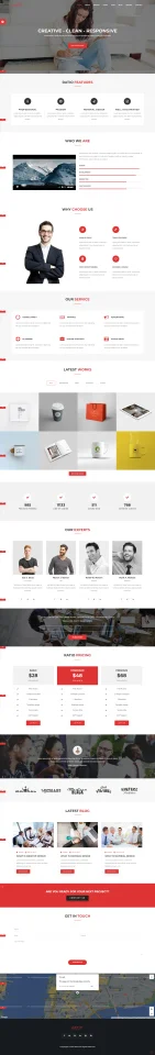 Ratio Digital Agency Website Template — screenshot 2