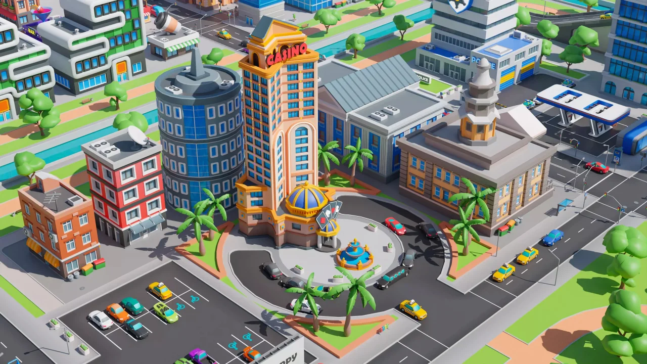 Megacity - Low Poly City 3D Models Pack — screenshot 7
