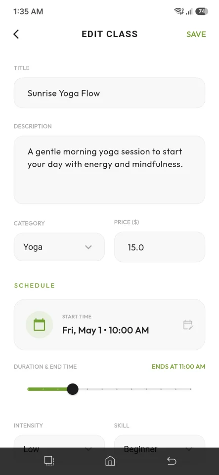 Fitness Studio — screenshot 3