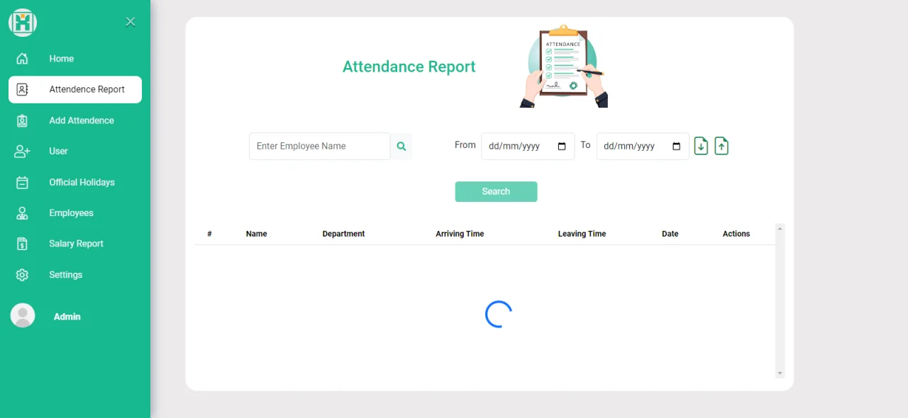 HR Application — screenshot 5