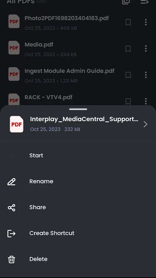 Image to PDF Converter - Android App Source Code — screenshot 5