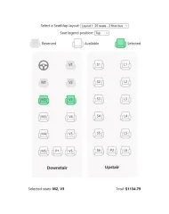 React Seat Map Picker
