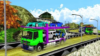 Heavy Vehicle Transporter Trailer Truck Game 3D
