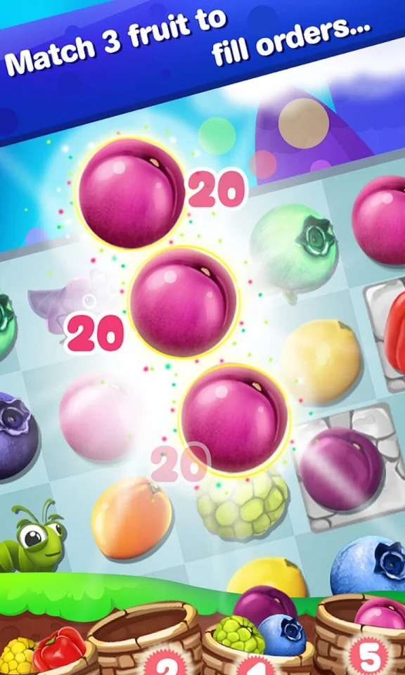 Panda & Fruit Farm – Match 3 Complete Game — screenshot 5