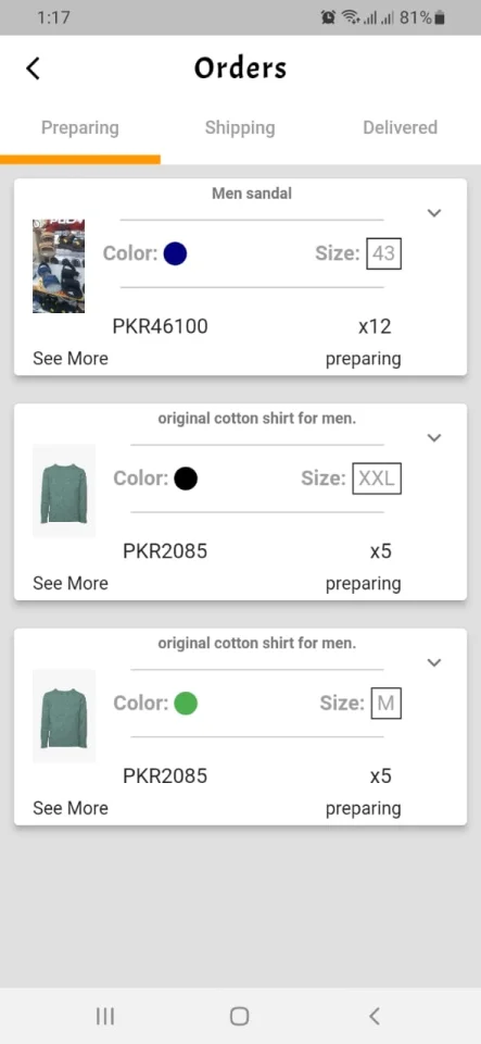 Flutter E-Commerce Web Application (Firebase + Provider) — screenshot 6