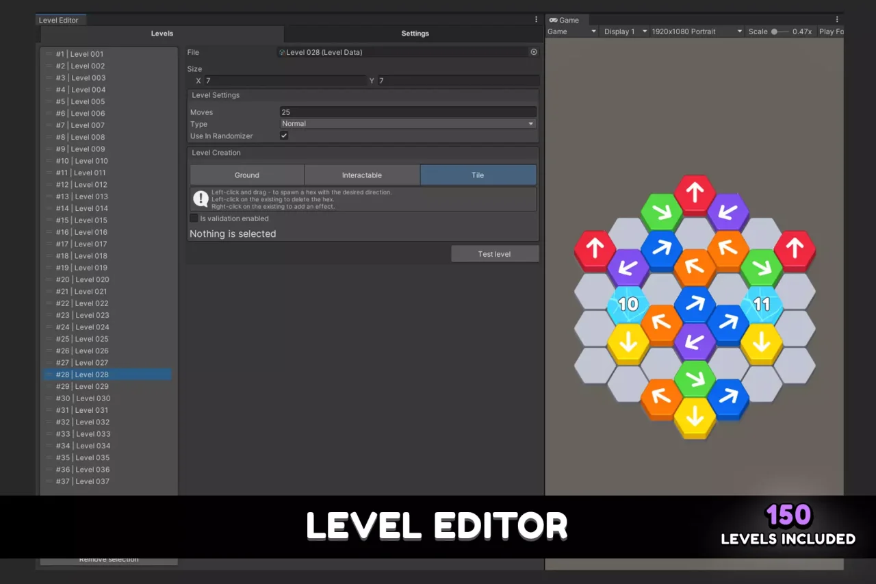 Hex Jam | Template + Editor — screenshot 3