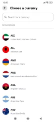 Currency Converter & Prices Tracker