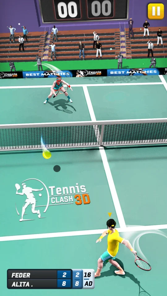 Tennis Game 3D Unity Source Code — screenshot 1