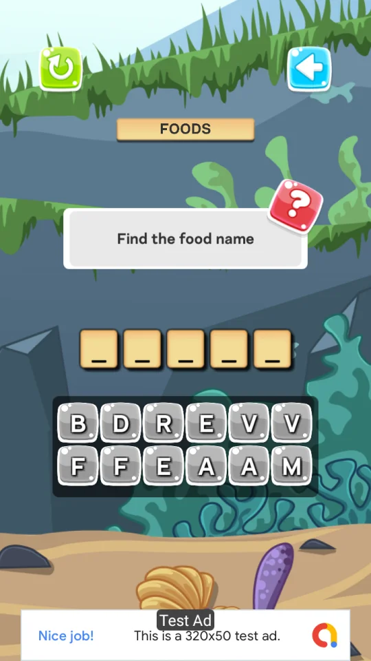 Word Quiz Game (Unity+AdMob+Android+iOS) — screenshot 5