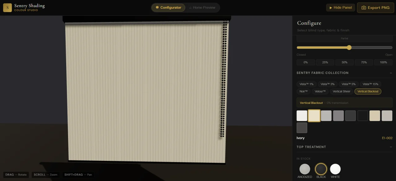 Powerful Blind Configuration Tool — screenshot 3