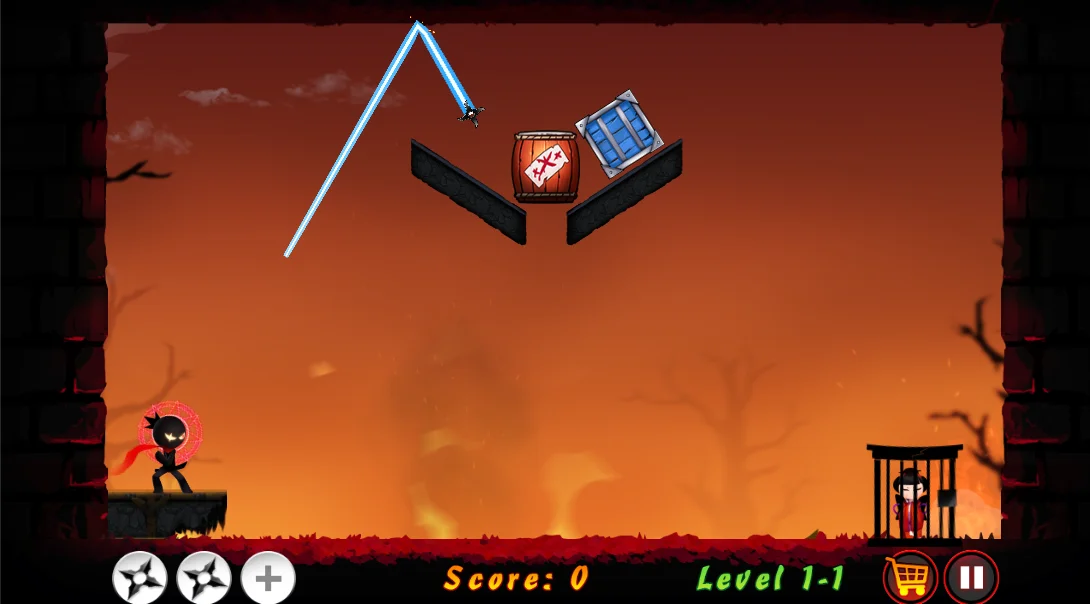 Stickman Ninja Warrior — screenshot 1