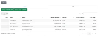 Export Excel from Form Builder
