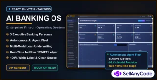 AI Banking OS - Fintech Dashboard