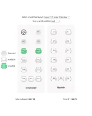 React Seat Map Picker