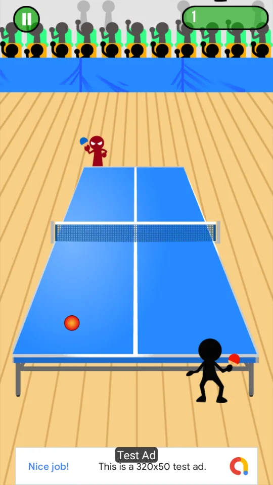 Stick Man Ping Pong Complete Project — screenshot 2
