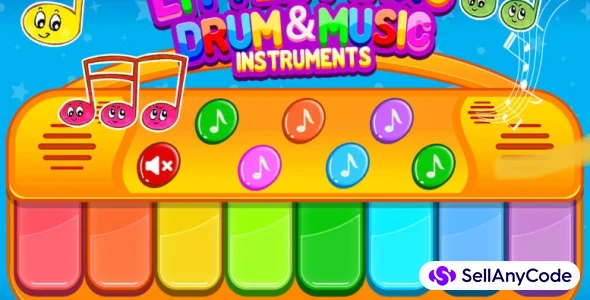 Little Piano Drum and Music Instrument for Kids Game