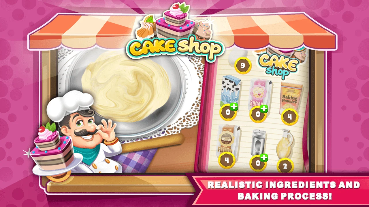 Cake Shop Bakery Chef Story Game — screenshot 2