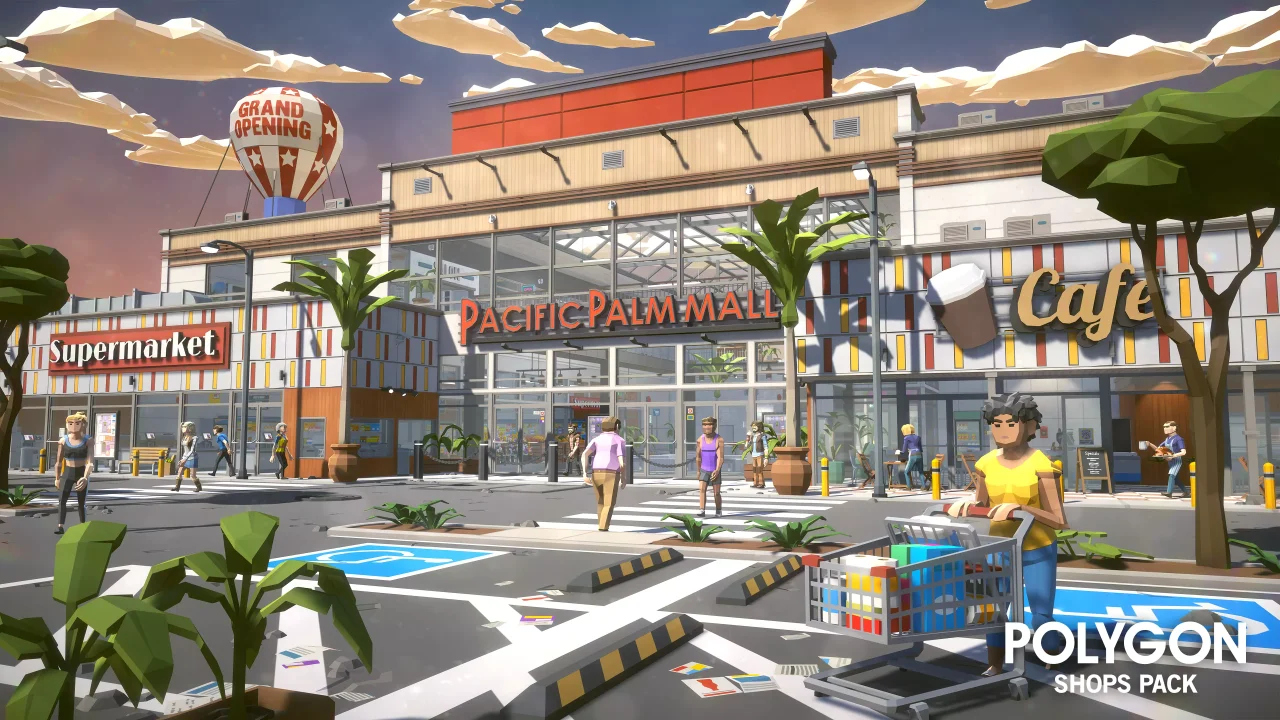 POLYGON - Shops Pack - Art by Synty — screenshot 7