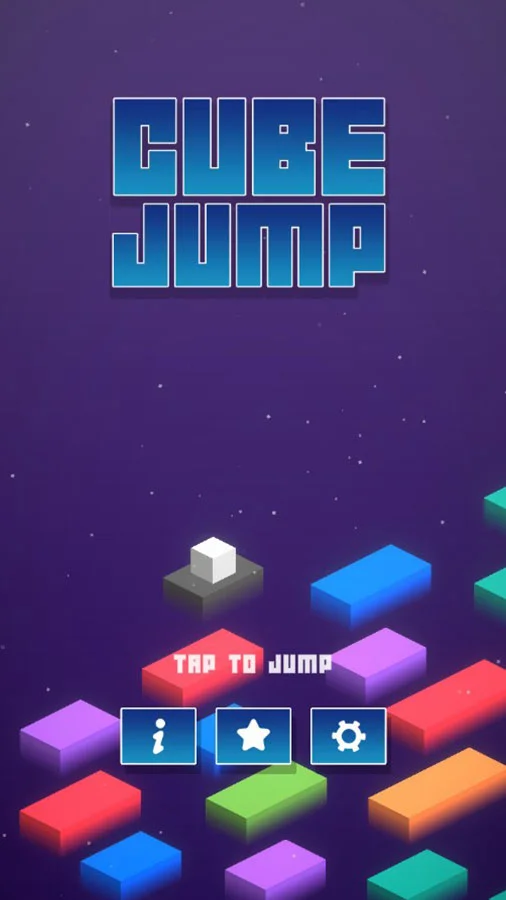 Cube Jump (AdMob + GDPR + Unity Engine) — screenshot 1
