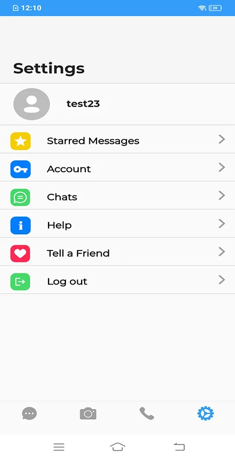 WhatsApp Clone App | Chat, Audio, Video App Flutter Android and iOS with Admin Panel — screenshot 3