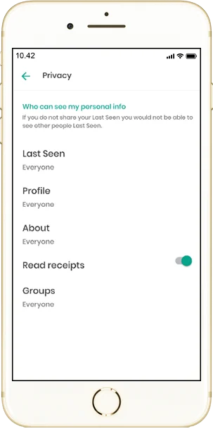React Native Chat App — screenshot 2