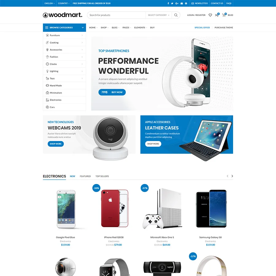 WoodMart 6.0.2 – Responsive WooCommerce WordPress Theme — screenshot 1