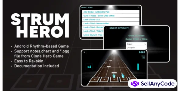 Strum Hero (Unity) - Android Rhythm-Based Game