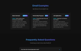 AI Email and Message Generator Web Tool