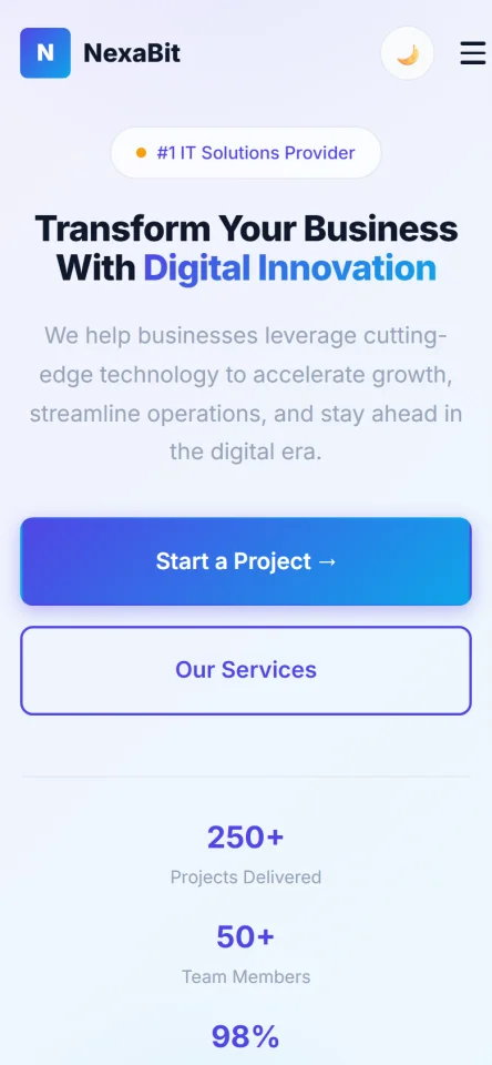 NexaBit IT Agency & Digital Solutions Template — screenshot 10