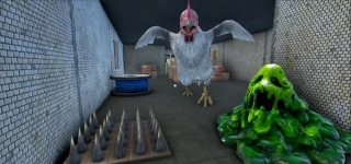 Evil Chicken Scary Escape