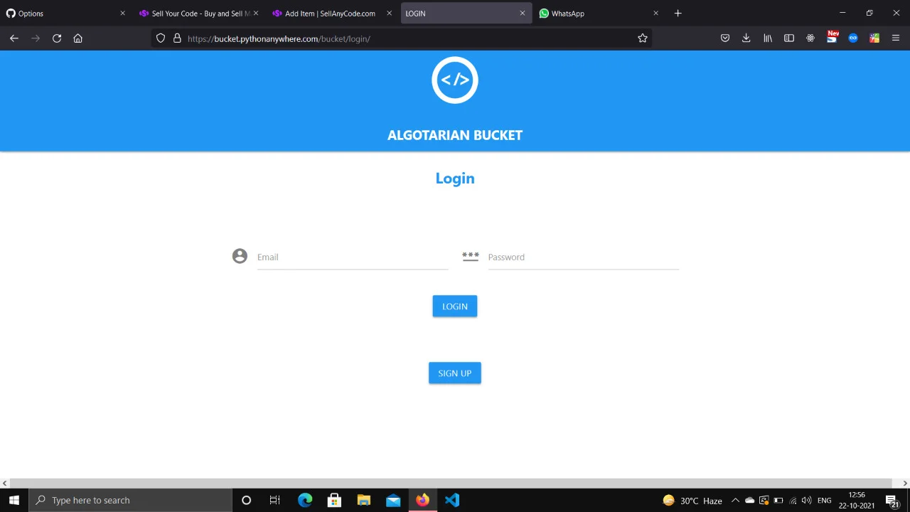 Files Storing Bucket — screenshot 1